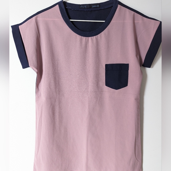 Cute pink blue SS Tee 🩷 💙 - Picture 5 of 8